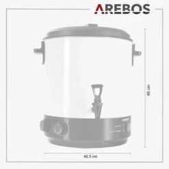 Einkochautomat 28L 1800W Mit Thermostat + Timer 16 Einkochautomat 28L 1800W Mit Thermostat + Timer -Arebos Verkaufsgeschäft 10 4260627420070 Einkochautomat 1800W 002 Ma e d866