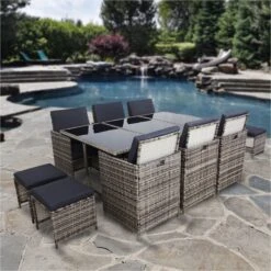 Rattan Sitzgruppe 11teilig -Arebos Verkaufsgeschäft 10 Live picture 2000x2000v2 7801