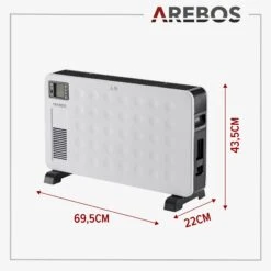 Konvektor 2300 W Weiß -Arebos Verkaufsgeschäft 10 Sketch 44252023107372 4f1a