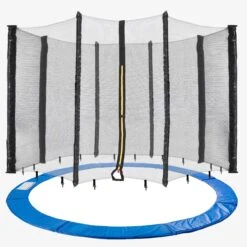 Trampolin Randabdeckung + Netz 305 Cm 8 Stangen