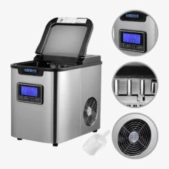 Eiswürfelmaschine 2.2L Edelstahl 12 Eiswürfelmaschine 2.2L Edelstahl -Arebos Verkaufsgeschäft 11 4260627422364 retouched 2000x2000 highlightcollection eb5f