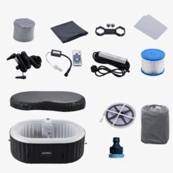 Spa Pool Bali Oval Mit LED - 2400W -Arebos Verkaufsgeschäft 11 4260627429165 26 7052