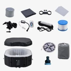 Spa Pool Monaco Oktogonal Mit LED - 2400W -Arebos Verkaufsgeschäft 11 4260627429172 28 0afa