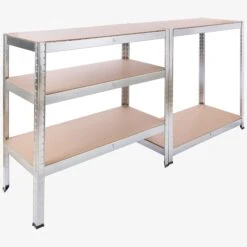 Schwerlastregal 170x80x30cm 350kg 1 Stück 12 Schwerlastregal 170x80x30cm 350kg 1 Stück -Arebos Verkaufsgeschäft 12 4260551583629 006 078f