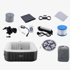 Spa Pool Tenerife Quadratisch Mit LED - 2400W 15 Spa Pool Tenerife Quadratisch Mit LED - 2400W -Arebos Verkaufsgeschäft 12 4260627426379 11 c50d