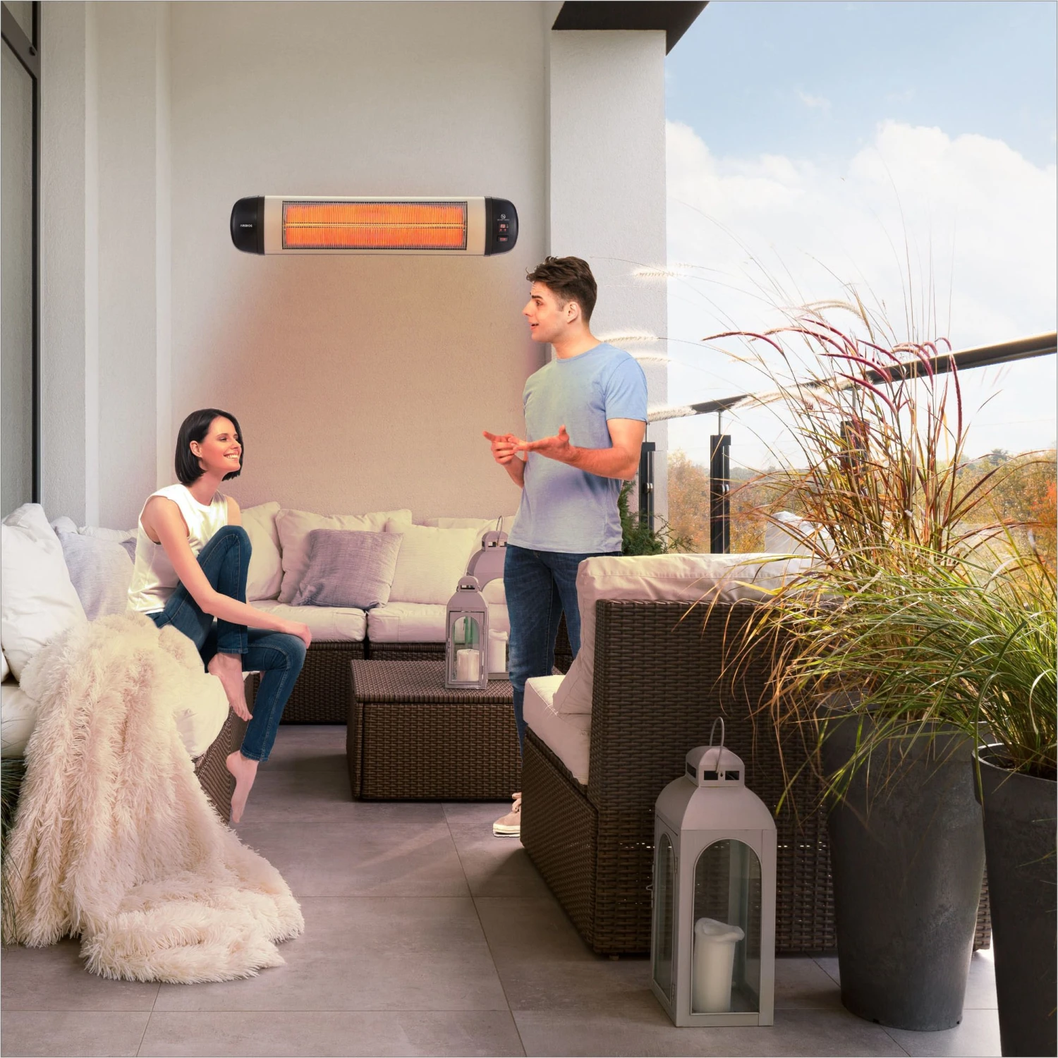 Infrarot Heizstrahler 2500W Mit Fernbedienung 8 Infrarot Heizstrahler 2500W Mit Fernbedienung – Bild 6