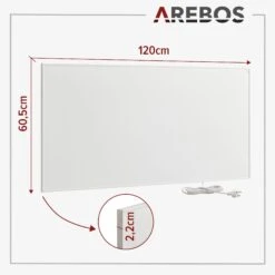 Infrarotheizung 700 W Inkl. WIFI Thermostat 14 Infrarotheizung 700 W Inkl. WIFI Thermostat -Arebos Verkaufsgeschäft 12 sketch 4252023108126 73d5