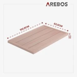 AREBOS Solardusche 40 L Mit Thermometer, Handbrause & Bodenelement -Arebos Verkaufsgeschäft 12 sketch plate 521d