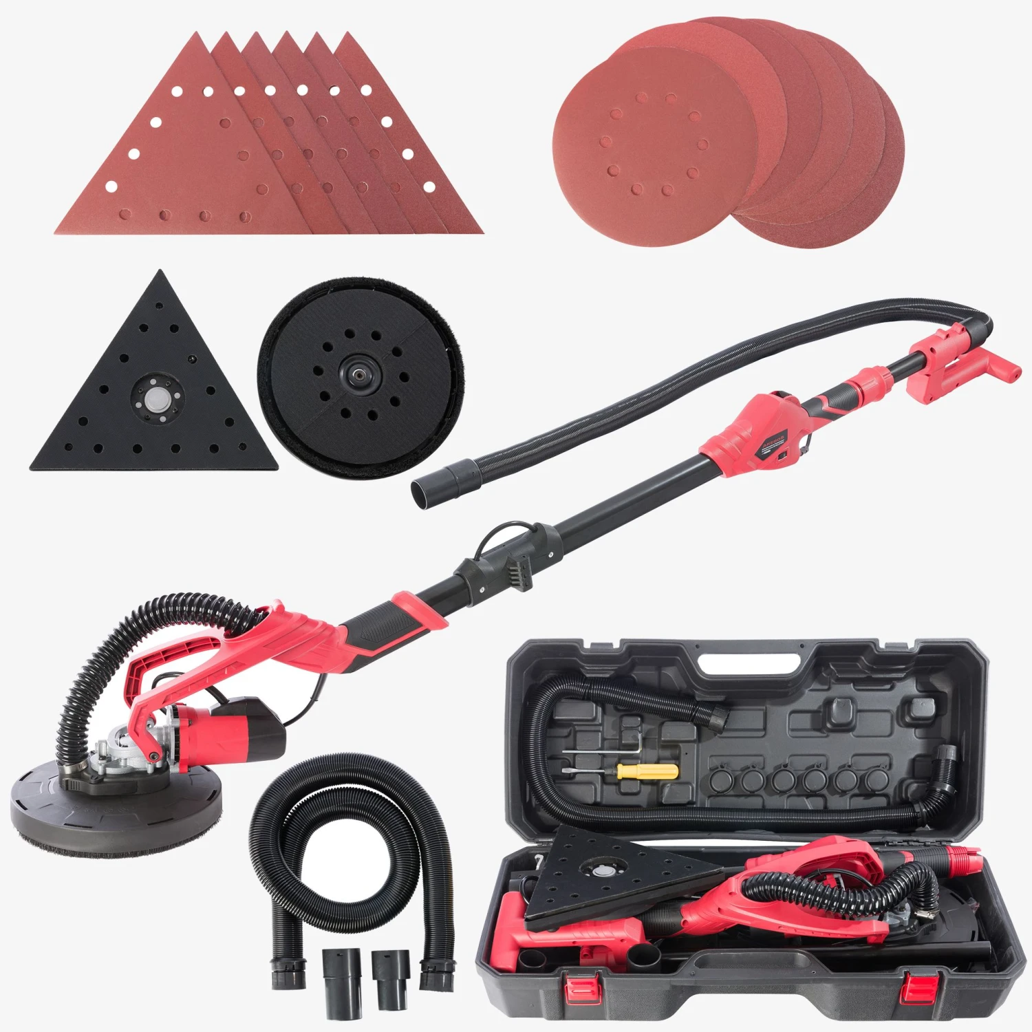 Langhalsschleifer 225mm 710W Rund/dreieckig 9 Langhalsschleifer 225mm 710W Rund/dreieckig – Bild 7