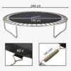 Trampolin Sprungmatte 244 Cm 48 Ösen 140 Mm 2 Trampolin Sprungmatte 244 Cm 48 Ösen 140 Mm -Arebos Verkaufsgeschäft 1 4260551585128 005 540a