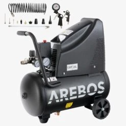 Luftkompressor 24L 1100W Inkl. Zubehör