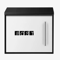 Briefkasten Weiß-Anthrazit