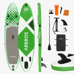 SUP Board 320cm Double Layer Grün -Arebos Verkaufsgeschäft 1 Collage 2000x2000 2ecb