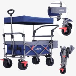 Bollerwagen Mit Dach - Luxus