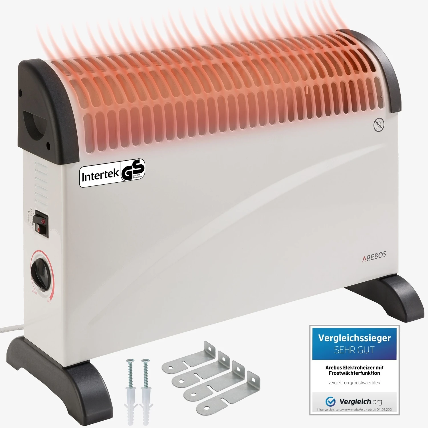 Elektroheizer Konvektor Ohne Timer 2000 W 9 Elektroheizer Konvektor Ohne Timer 2000 W – Bild 7