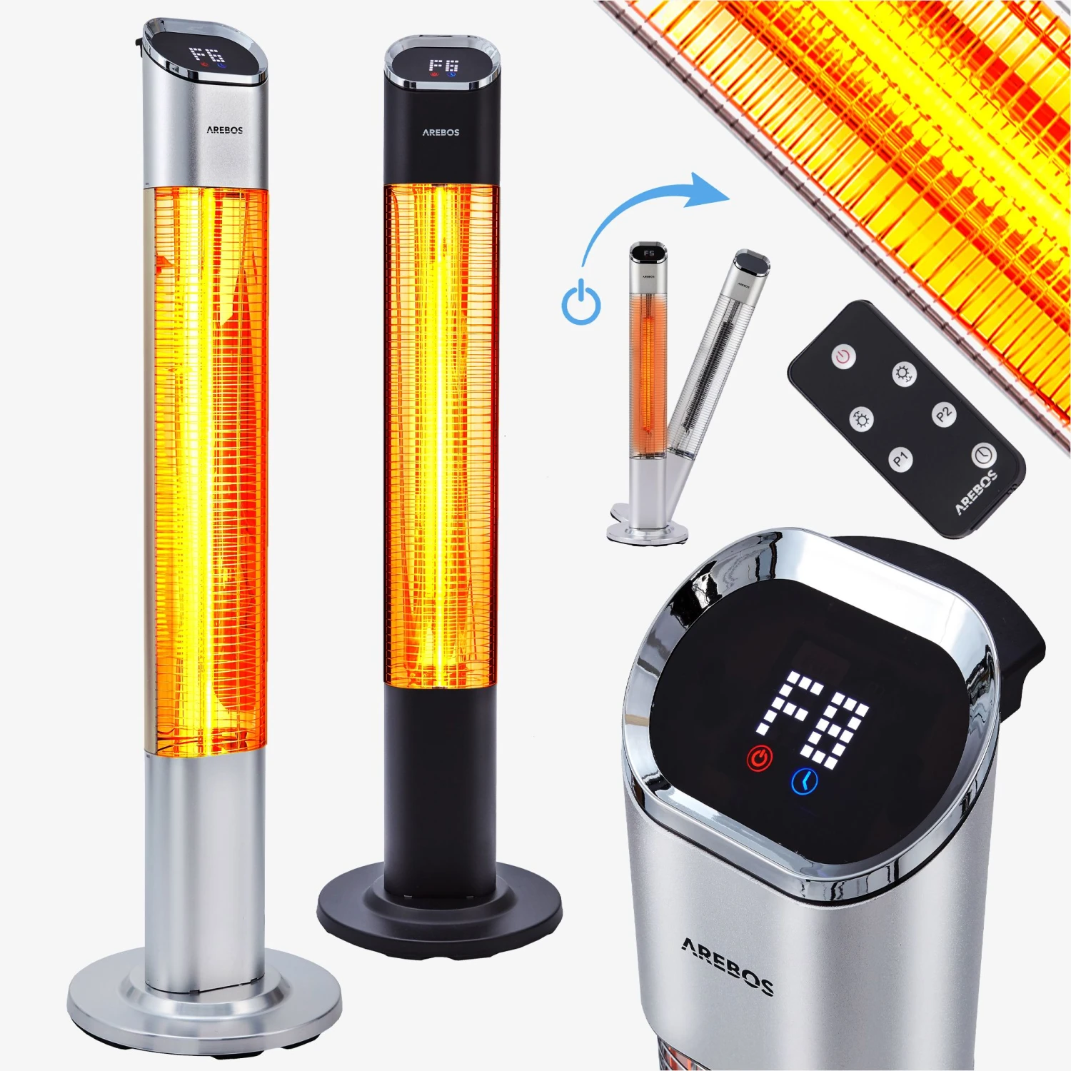 Terrassenheizstrahler Premium 2000W 4 Terrassenheizstrahler Premium 2000W – Bild 2