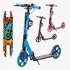 Tretroller Scooter Mit LED Reifen 2 Tretroller Scooter Mit LED Reifen -Arebos Verkaufsgeschäft 1 Gallery Blue ac0d