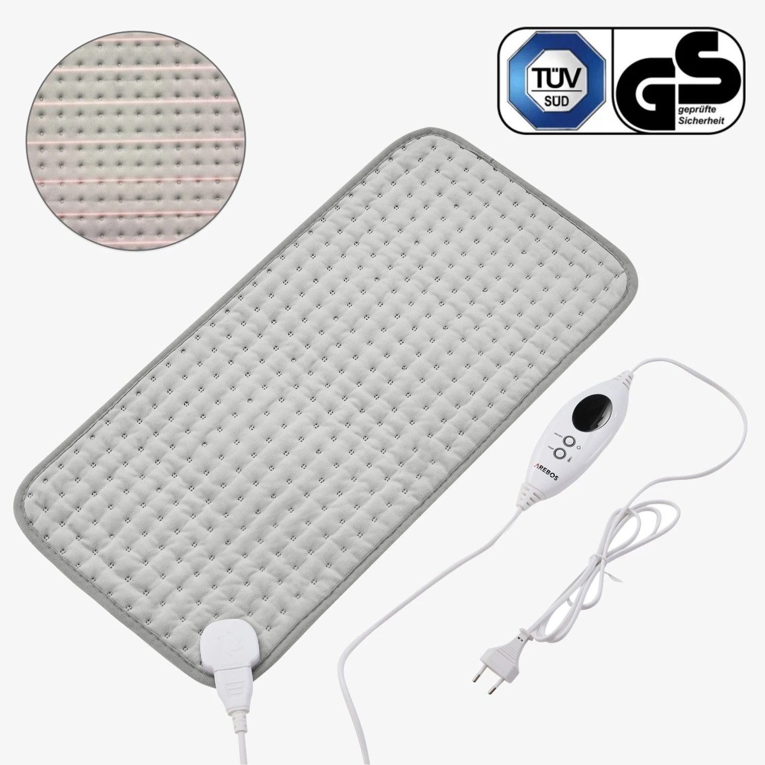 Heizkissen 30x60cm - Grau 10 Heizkissen 30x60cm - Grau – Bild 8