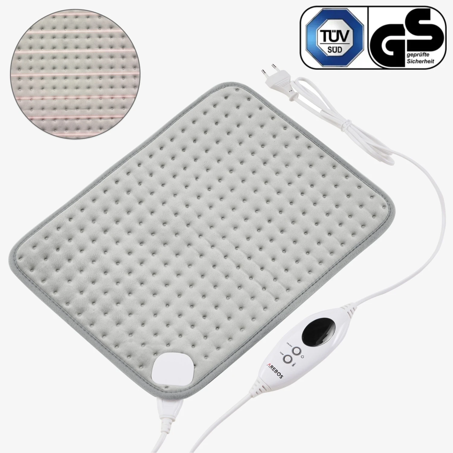 Heizkissen 42x32 Cm - Grau 10 Heizkissen 42x32 Cm - Grau – Bild 8