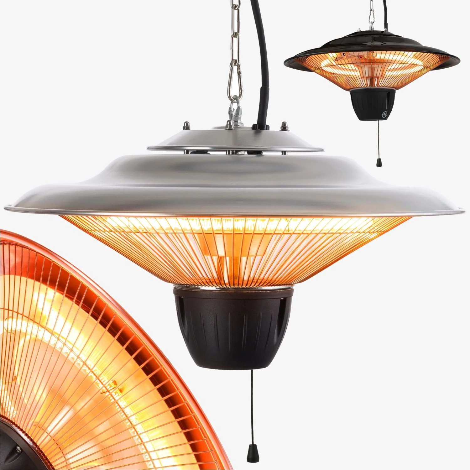 Deckenheizstrahler 1500W - Zugseil 5 Deckenheizstrahler 1500W - Zugseil – Bild 3