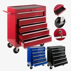 Werkzeugwagen - 5 Fächer -Arebos Verkaufsgeschäft 1 g ama 2x2 f445