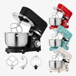 Küchenmaschine Mit 2 Rührschüsseln -Arebos Verkaufsgeschäft 1 g amazon 2x2 black 8438