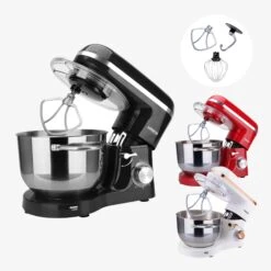 Küchenmaschine 1500W - 6l -Arebos Verkaufsgeschäft 1 g amazon 2x2 black c981