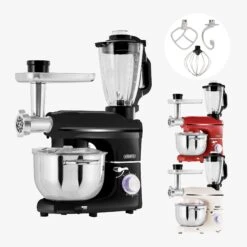 Küchenmaschine 6in1 -Arebos Verkaufsgeschäft 1 g amazon 2x2 black e6e9