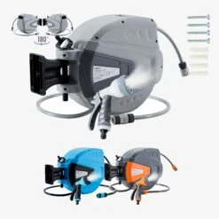 Automatischer Gartenschlauchaufroller 15m