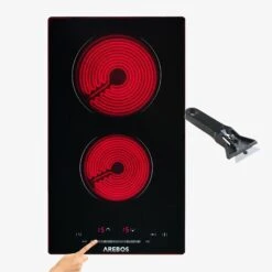 Glaskeramikkochfeld 2 Kochzonen