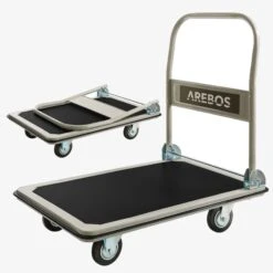 Plattformwagen 300kg Schwarz-creme 17 Plattformwagen 300kg Schwarz-creme -Arebos Verkaufsgeschäft 1 gallery 2x2 4260551585418 fe29