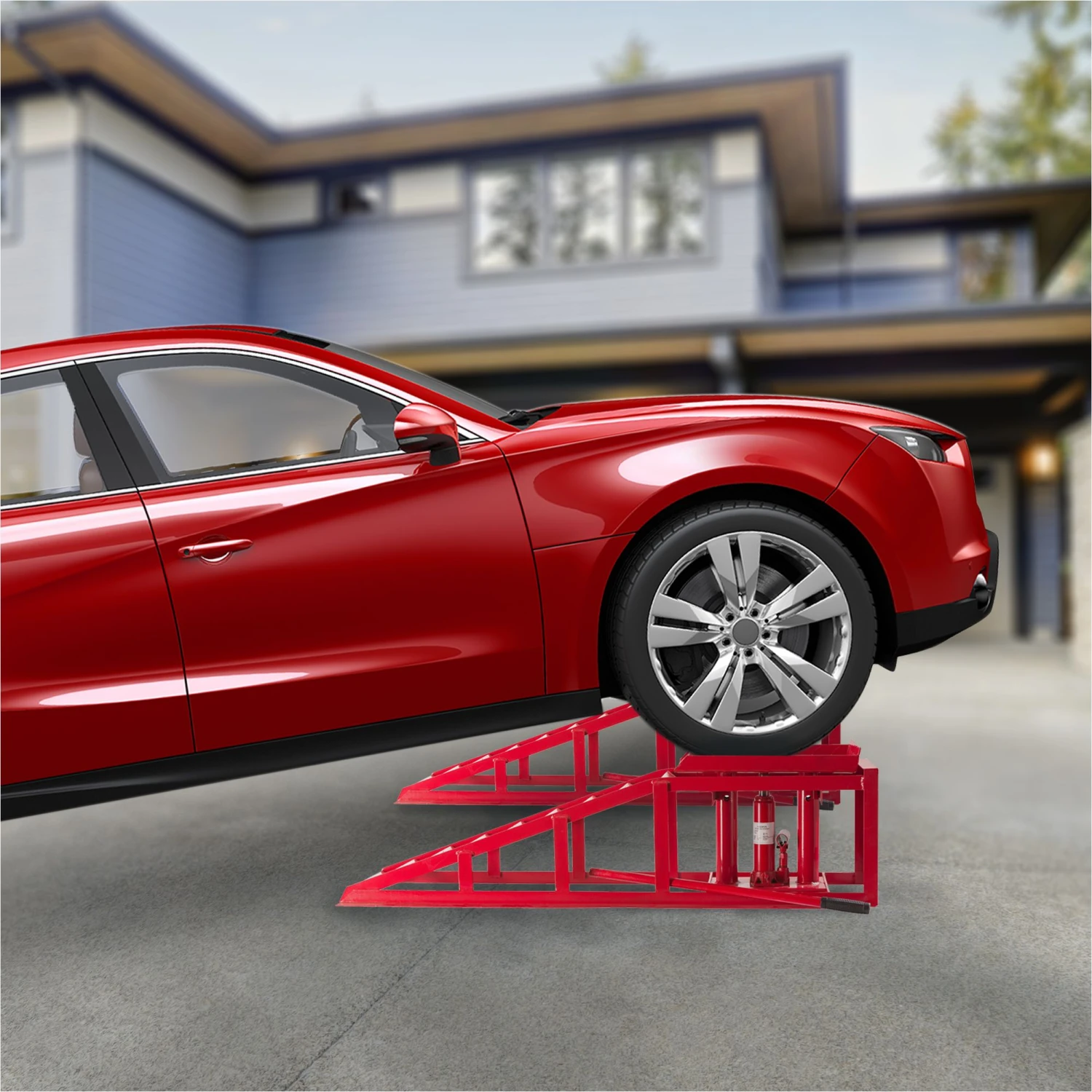 PKW Auffahrrampe Einzeln 4 PKW Auffahrrampe Einzeln – Bild 2