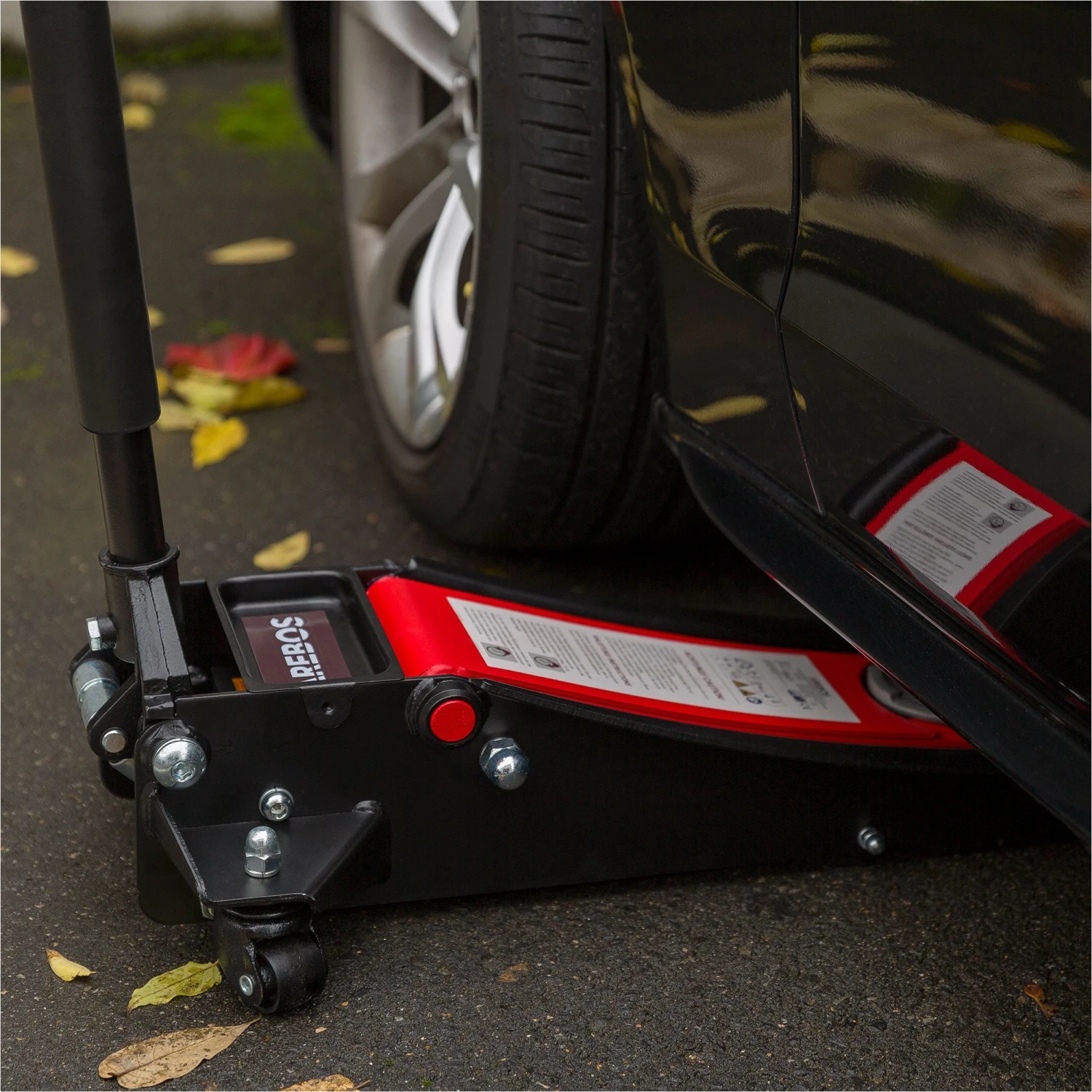 Wagenheber Mit 3 Auflagen + 2x Unterstellbock 4 Wagenheber Mit 3 Auflagen + 2x Unterstellbock – Bild 2