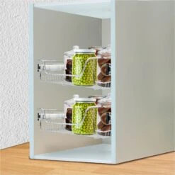 Teleskop Schublade 60cm 2 Stück -Arebos Verkaufsgeschäft 2 Live 2x2 2X 4260627420407 7714