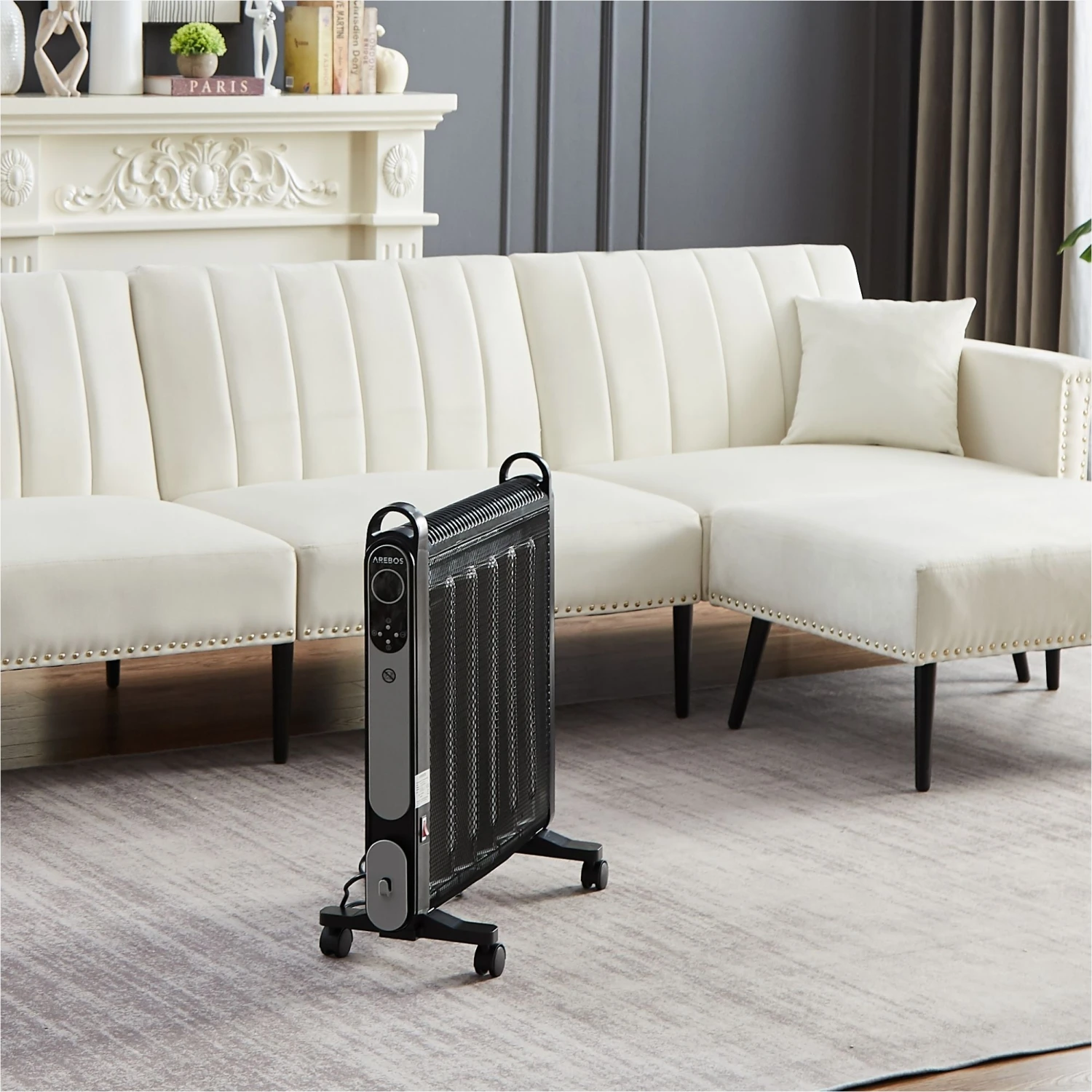 Konvektor 2000 W Mica Schwarz 3 Konvektor 2000 W Mica Schwarz