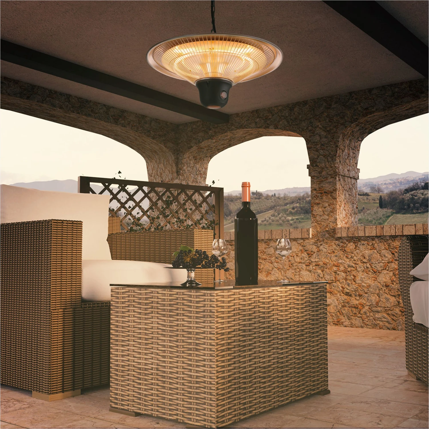 Deckenheizstrahler 1500W - Fernbedienung 4 Deckenheizstrahler 1500W - Fernbedienung – Bild 2