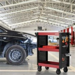 Servicewagen 3 Etagen - 8-teilig -Arebos Verkaufsgeschäft 2 live1 2x2 4260627428991 41d4