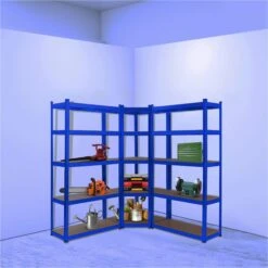 2x Schwerlastregal 1x Eckregal