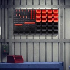 Werkzeugwand Mit 46 Stapelboxen 16 Werkzeugwand Mit 46 Stapelboxen -Arebos Verkaufsgeschäft 2 live 2x2 4f86