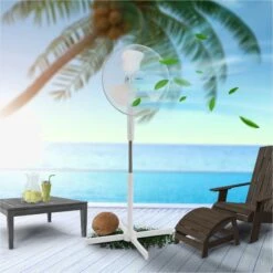 Standventilator 45W Weiß