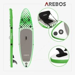 SUP Board 320cm Double Layer Grün -Arebos Verkaufsgeschäft 3 4260627421787 retouched 2000x2000 highlightcollection retouched 9b19