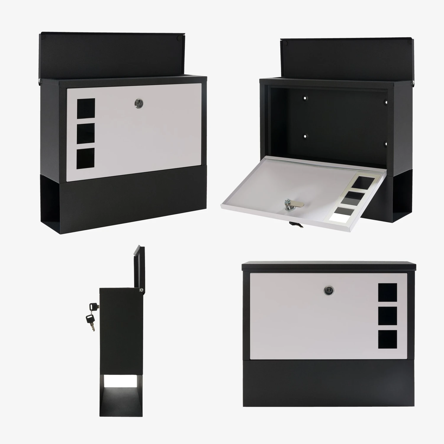 Briefkasten Graphit-Creme 7 Briefkasten Graphit-Creme – Bild 5