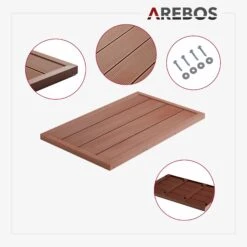 Bodenelement Für Solardusche - Holzoptik 12 Bodenelement Für Solardusche - Holzoptik -Arebos Verkaufsgeschäft 3 hc 2x2 1c77