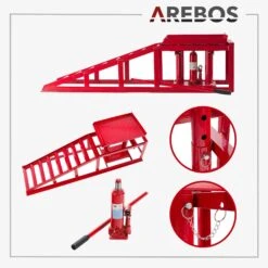 PKW Auffahrrampe Einzeln 12 PKW Auffahrrampe Einzeln -Arebos Verkaufsgeschäft 3 hp1 2x2 4260199757468 retouched 9824