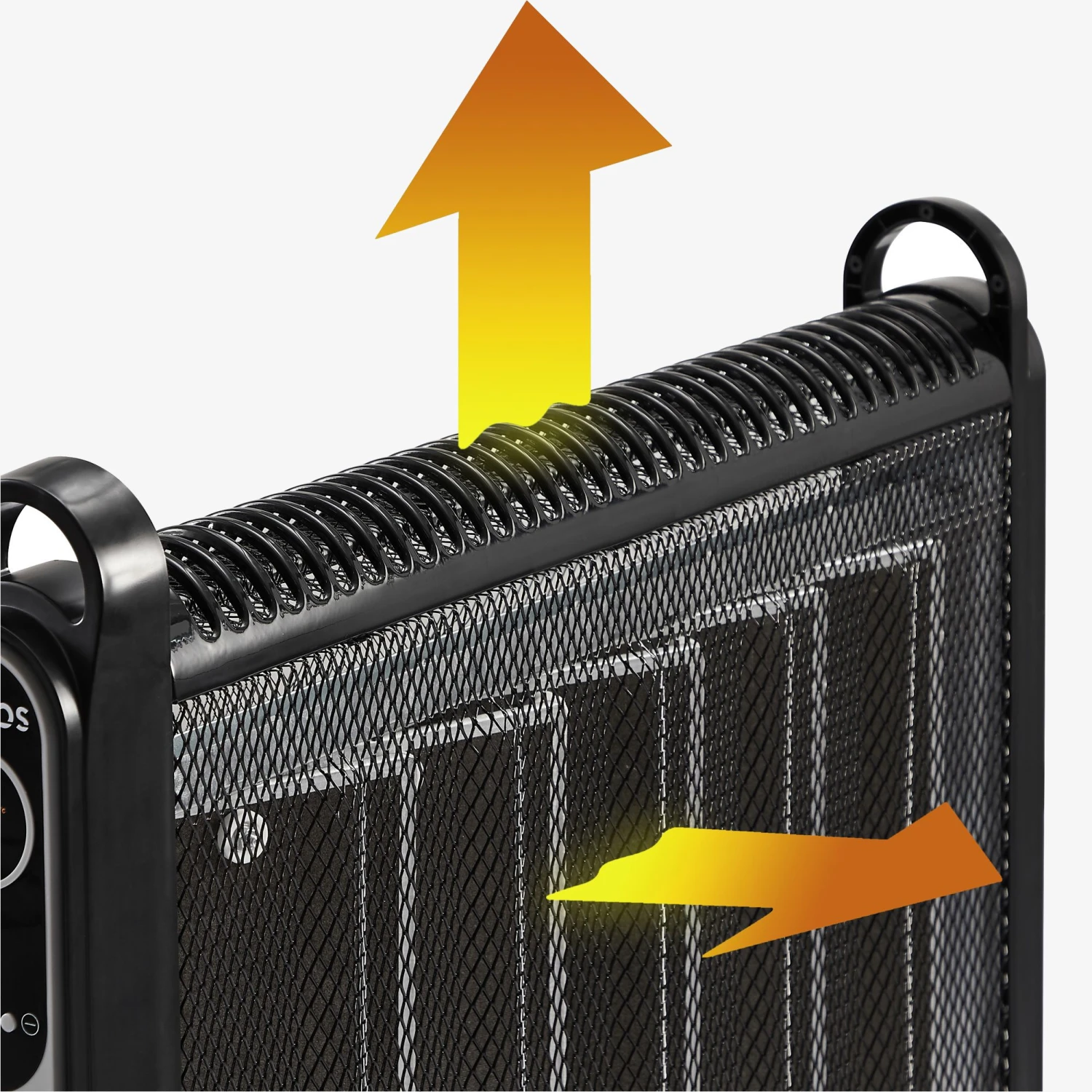 Konvektor 2000 W Mica Schwarz 5 Konvektor 2000 W Mica Schwarz – Bild 3