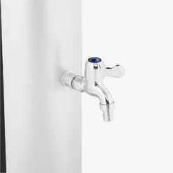 AREBOS Solardusche 40 L Mit Thermometer, Handbrause & Bodenelement -Arebos Verkaufsgeschäft 4252023109765 3 19ec