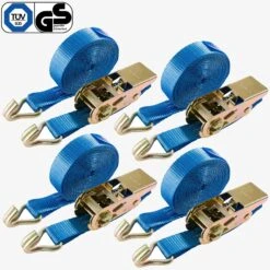 Spanngurt 6m - 2-tlg - 25mm - 4er Set 15 Spanngurt 6m - 2-tlg - 25mm - 4er Set -Arebos Verkaufsgeschäft 4260199754375 000 new 6e61