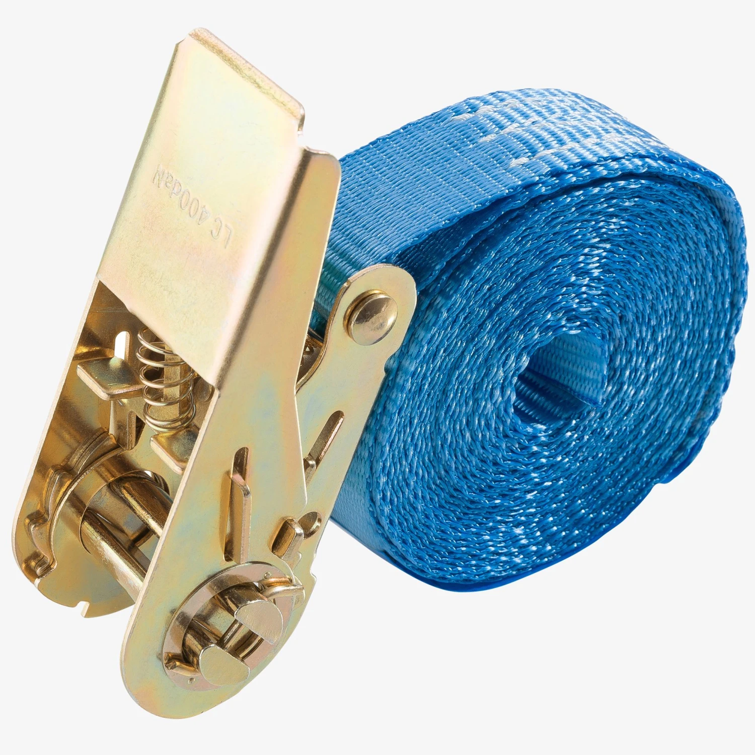 Spanngurt 4m - 1-tlg - 25mm - 10er Set 4 Spanngurt 4m - 1-tlg - 25mm - 10er Set – Bild 2