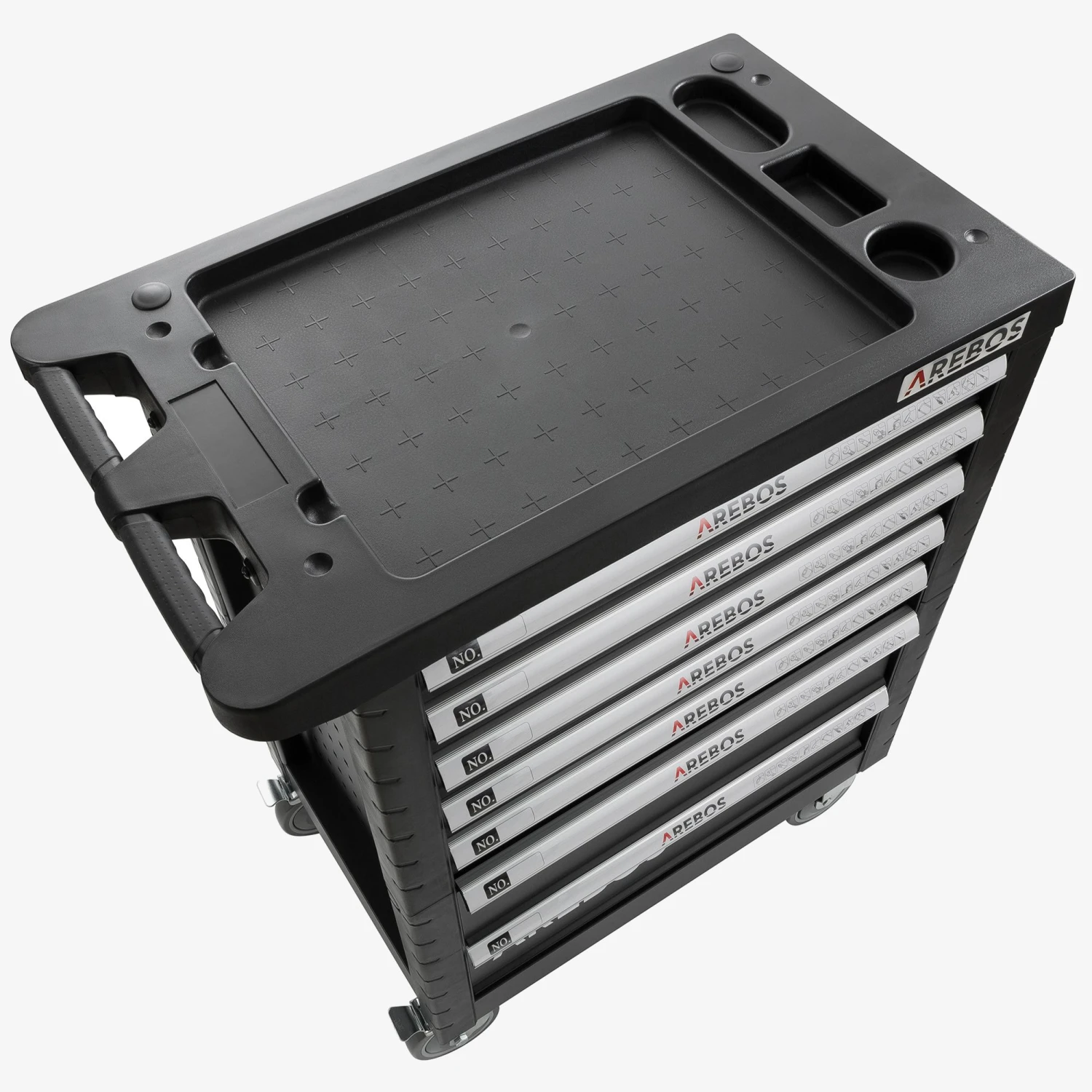 Werkzeugwagen 7 Fächer Mit 5 Werkzeugeinlegeböden 8 Werkzeugwagen 7 Fächer Mit 5 Werkzeugeinlegeböden – Bild 6