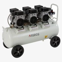 Flüsterkompressor 3 X 800W | 100l -Arebos Verkaufsgeschäft 4260551580796 Kompressor 3x800 02 b21b